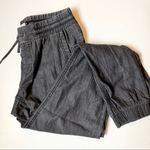 Organic Cotton Denim Joggers - Picture 3 of 12